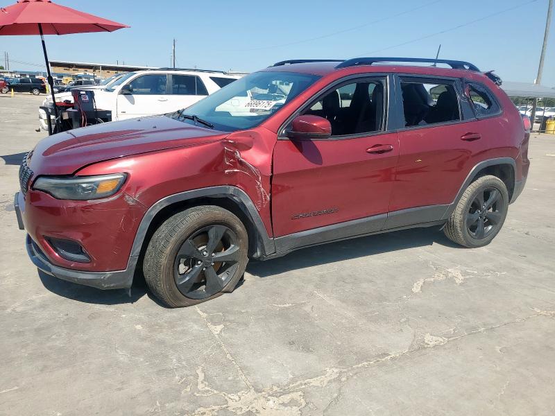 2021 Jeep Cherokee VIN 1C4PJLLB2MD180476 COPART salvage auction — SIDE, Tx - Salvage Vehicle Title, sold $2,350 on 2026-07-09 (photo 1)