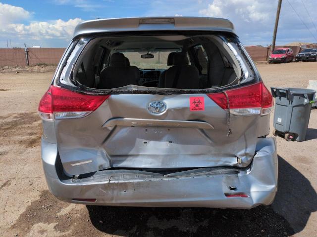 2013 Toyota Sienna VIN 5TDKK3DC6DS289297 COPART salvage auction — REAR END, Nm - Cert Of Title-Salvage, sold $1,400 on 2026-07-13 (photo 6)