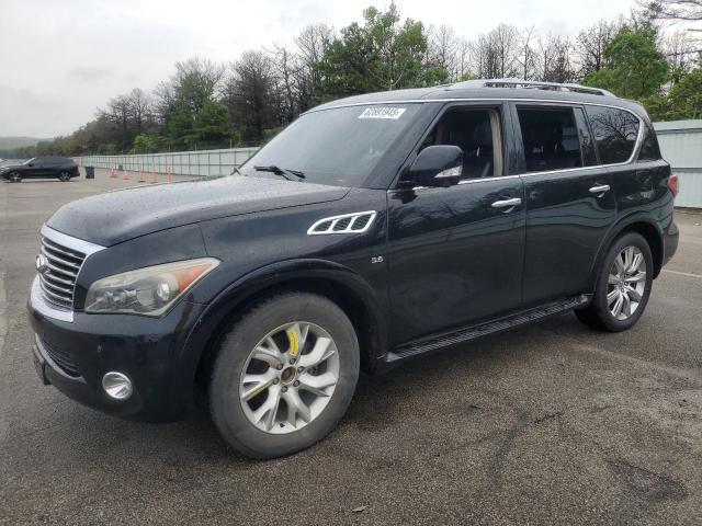 2014 Infiniti Qx80 VIN JN8AZ2NE2E9068737 COPART salvage auction — SIDE, WV - SALVAGE CERTIFICATE, sold $1,950 on 2026-07-27 (photo 1)