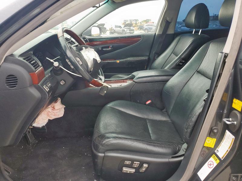 2011 Lexus Ls VIN JTHBL5EF7B5106573 COPART salvage auction — FRONT END, Tx - Salvage Vehicle Title, sold $250 on 2026-07-27 (photo 7)