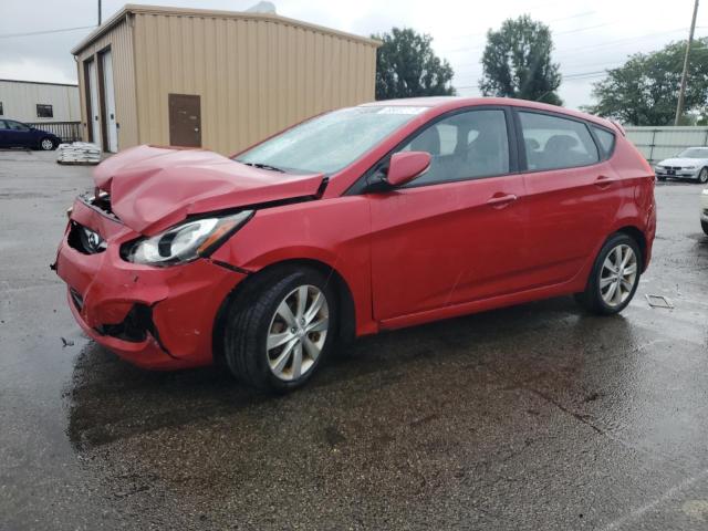 2013 Hyundai Accent VIN KMHCU5AE1DU060467 COPART salvage auction — FRONT END, OH - CERT OF TITLE-SALVAGE, sold $425 on 2026-07-24 (photo 1)