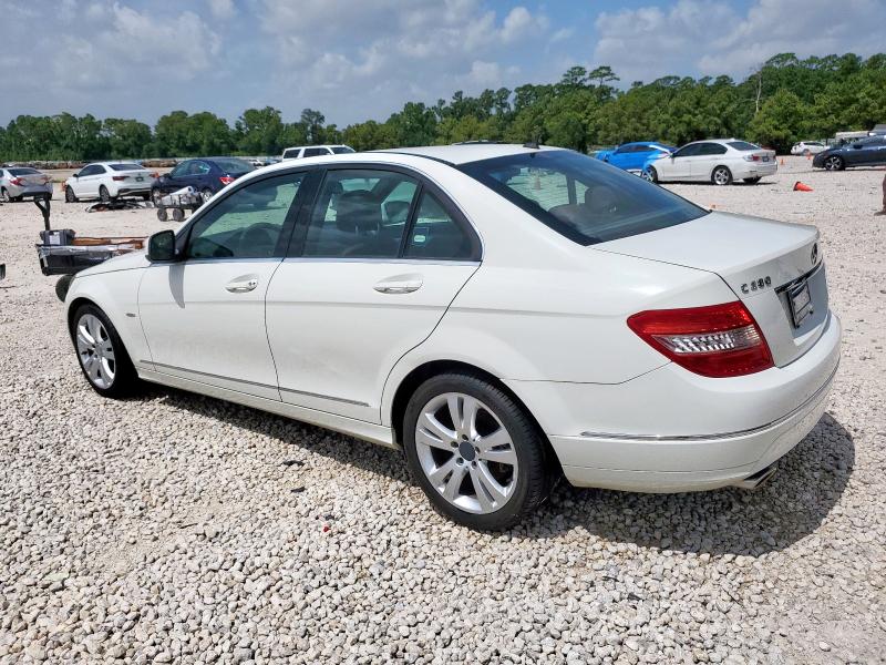 2009 Mercedes-benz C-klasse VIN WDDGF54X29A153915 COPART salvage auction — WATER/FLOOD, Tx - Salvage Title-Flood Damage, sold $625 on 2026-08-11 (photo 2)