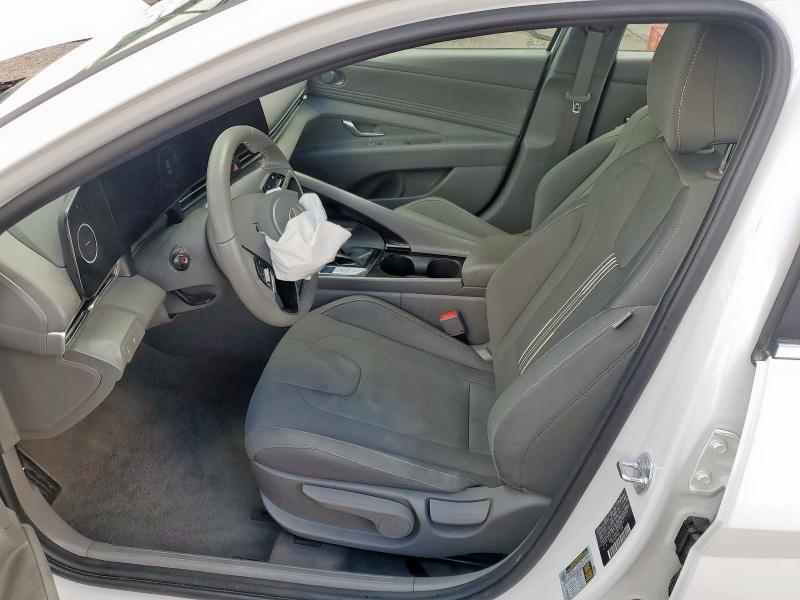 2025 Hyundai Elantra VIN KMHLS4DG1SU894331 COPART salvage auction — FRONT END, FL - CERTIFICATE OF TITLE (P), sold $4,600 on 2026-07-22 (photo 7)