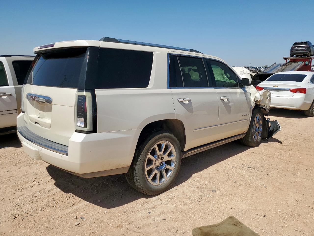2015 GMC Yukon VIN 1GKS2CKJ6FR578056 COPART salvage auction — Front End, TX - SALVAGE VEHICLE TITLE, sold $3,650 on 2026-07-01 (photo 3)