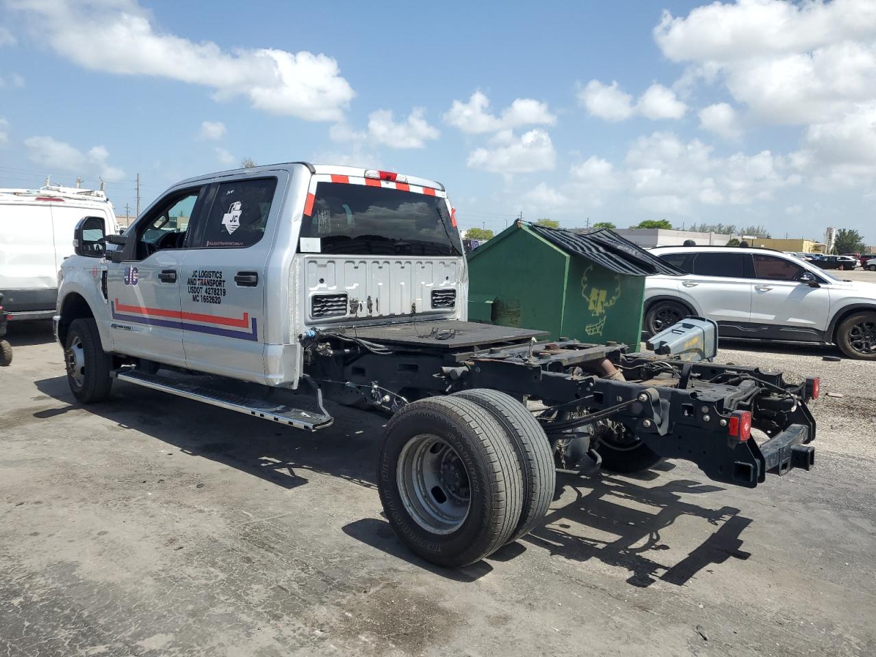 2019 Ford F-350 Super Duty VIN 1FT8W3DT8KEF75329 COPART salvage auction — Rear End, SC - CERTIFICATE OF TITLE (P), sold $16,900 on 2026-07-02 (photo 2)