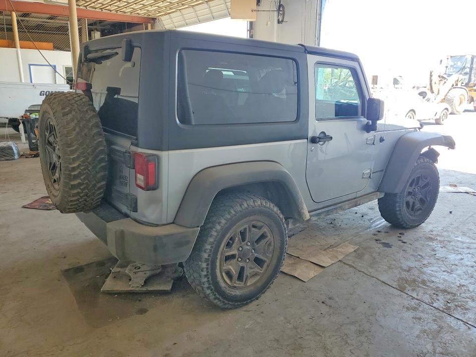 2018 Jeep Wrangler / VIN 1C4AJWAGXJL898204 COPART salvage auction — FRONT END, Tx - Salvage Vehicle Title, sold $6,999 on 2026-08-03 (photo 3)