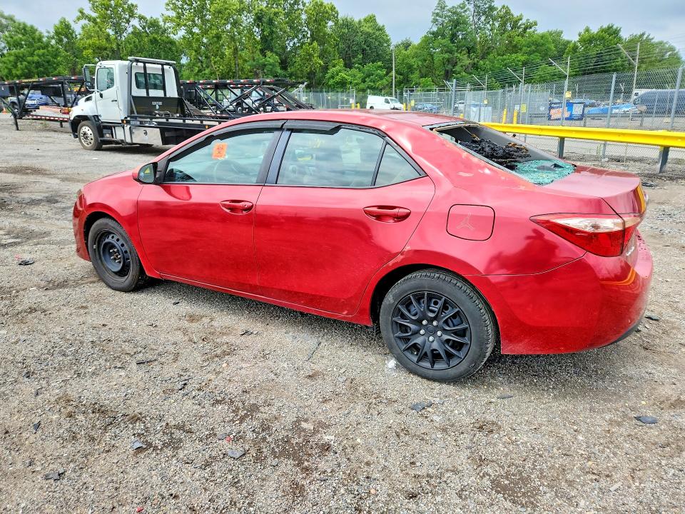 2018 Toyota Corolla VIN 5YFBURHE4JP751949 COPART salvage auction — ROOF, Md - Cert Of Salvage > 75% Damage, sold $175 on 2026-07-30 (photo 2)