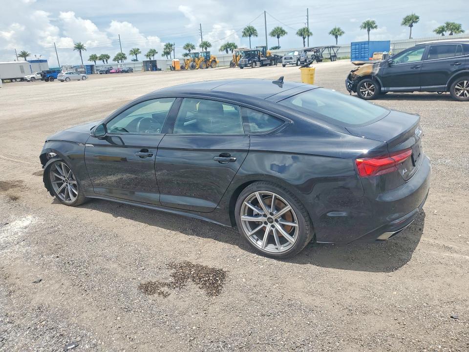 2025 Audi A5 VIN WAUDACF56SA008018 COPART salvage auction — FRONT END, Fl - Cert Of Title Slvg Rebuildable, sold $16,100 on 2026-07-13 (photo 2)