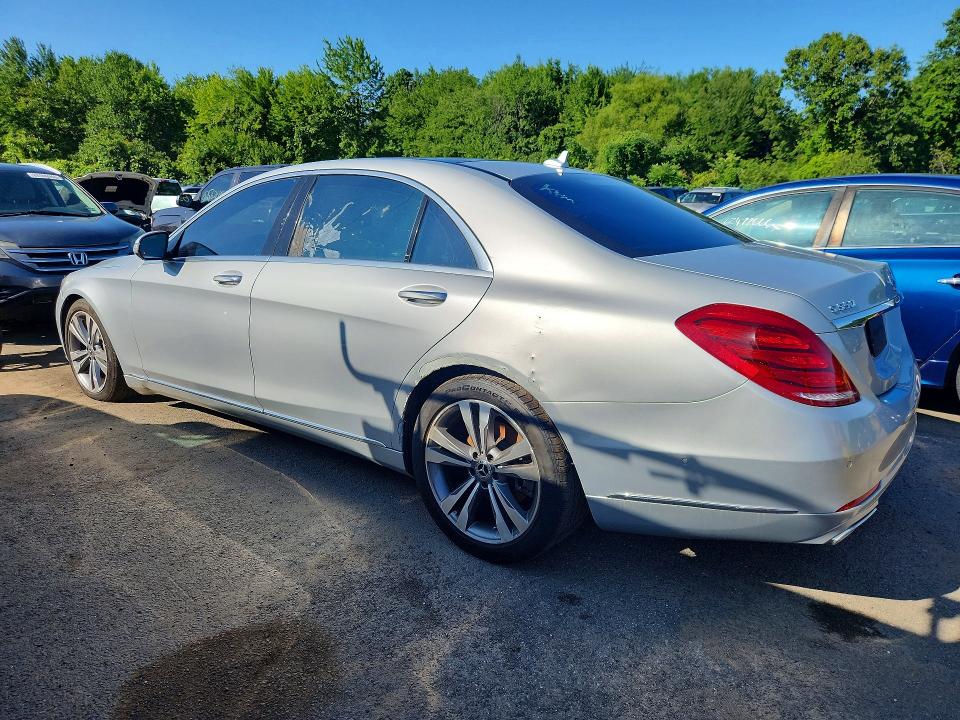 2017 Mercedes-benz S-klasse VIN WDDUG8CB1HA338317 COPART salvage auction — REAR END, Pa - Cert Of Title (P), sold $5,900 on 2026-07-30 (photo 2)