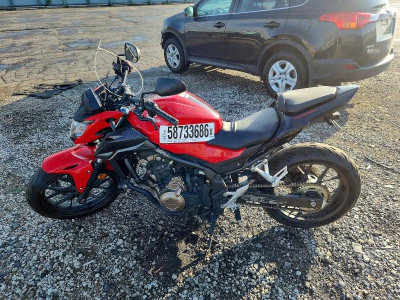 2017 Honda Cb VIN MLHPC4562H5400485 COPART salvage auction — SIDE, Wi - Junked Vehicle Bill Of Sale, sold $325 on 2026-07-09 (photo 3)