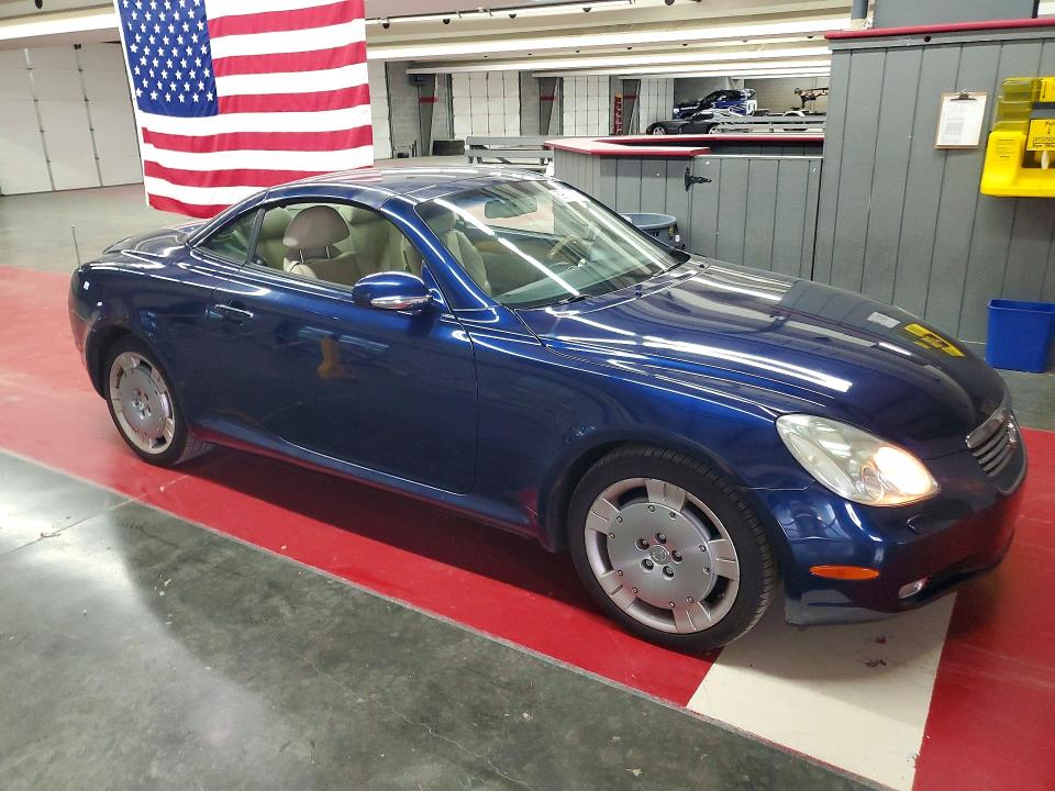 2002 Lexus Sc 430 VIN JTHFN48YX20034560 COPART salvage auction — MINOR DENT/SCRATCHES, WV - CERTIFICATE OF TITLE, sold $300 on 2026-07-27 (photo 4)