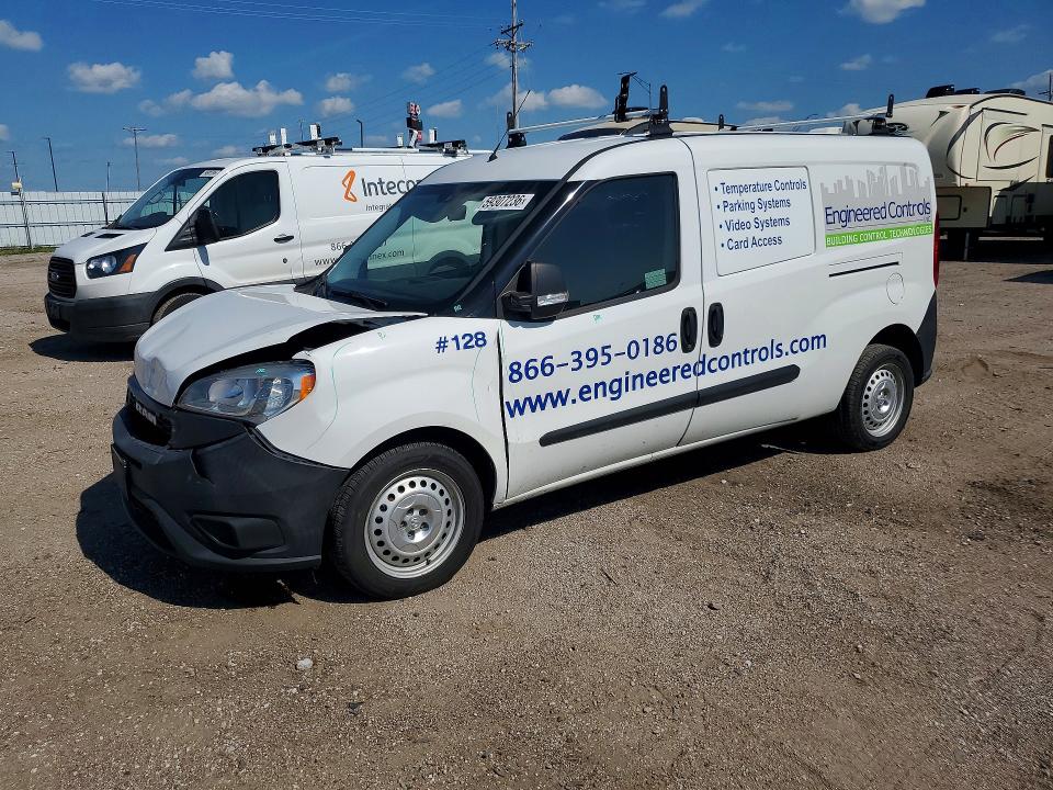 2019 Ram Promaster city VIN ZFBHRFABXK6N78394 COPART salvage auction — FRONT END, Ne - Cert Of Title-Salvage, sold $225 on 2026-07-29 (photo 1)