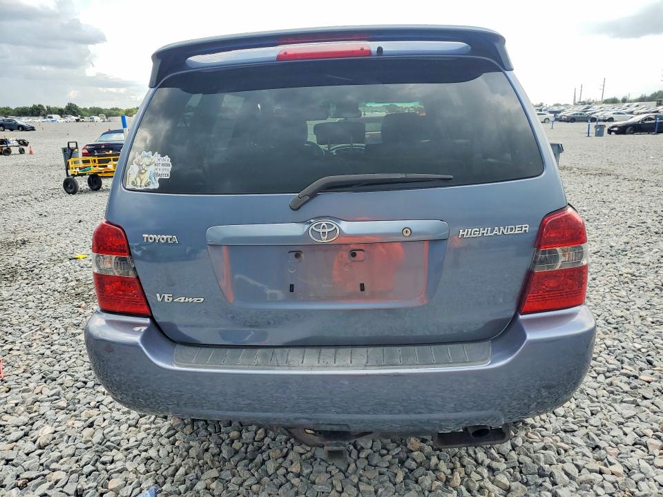 2007 Toyota Highlander VIN JTEEP21A470204391 COPART salvage auction — REAR END, FL - CERT OF TITLE SLVG REBUILDABLE, sold $975 on 2026-07-28 (photo 6)