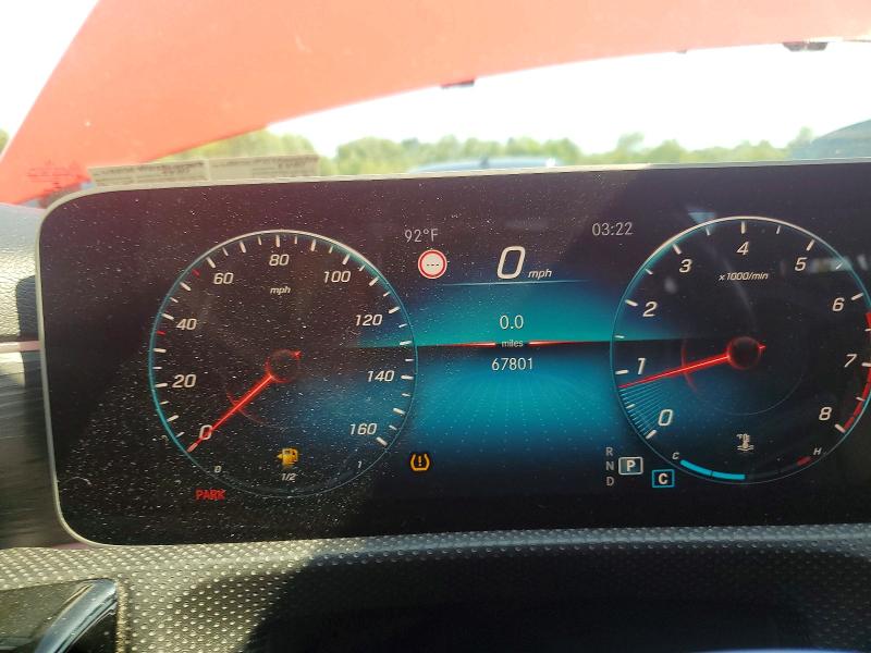 2019 Mercedes-benz A-klasse VIN WDD3G4FB2KW013654 COPART salvage auction — FRONT END, Pa - Certificate Of Salvage, sold $4,100 on 2026-08-05 (photo 9)