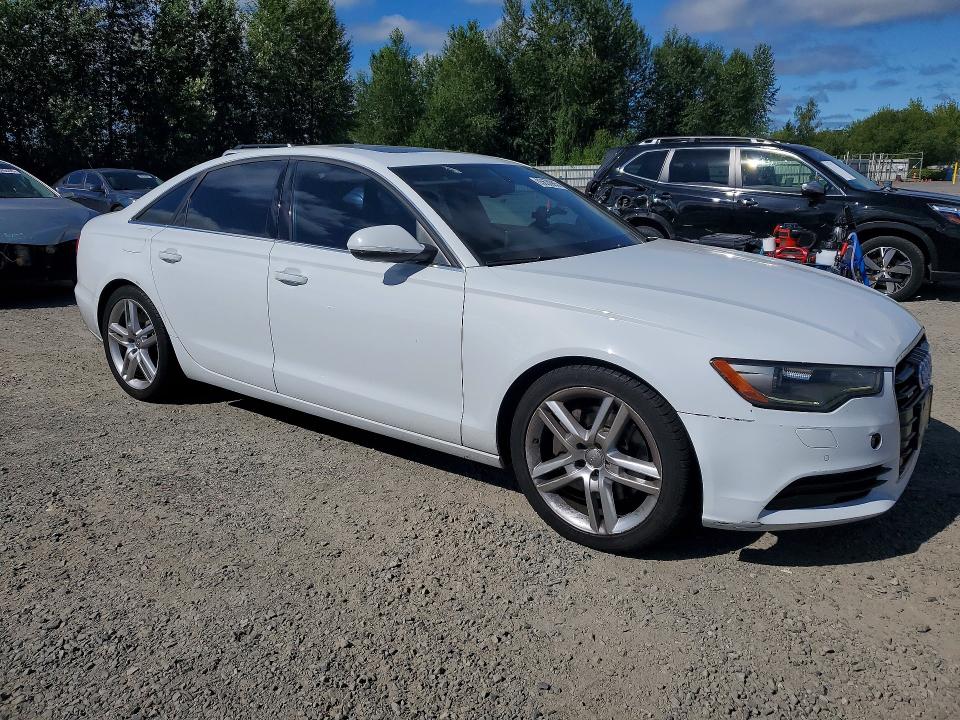 2014 Audi A6 VIN WAUGFAFC7EN025845 COPART salvage auction — FRONT END, WA - BILL OF SALE, sold $650 on 2026-07-27 (photo 4)