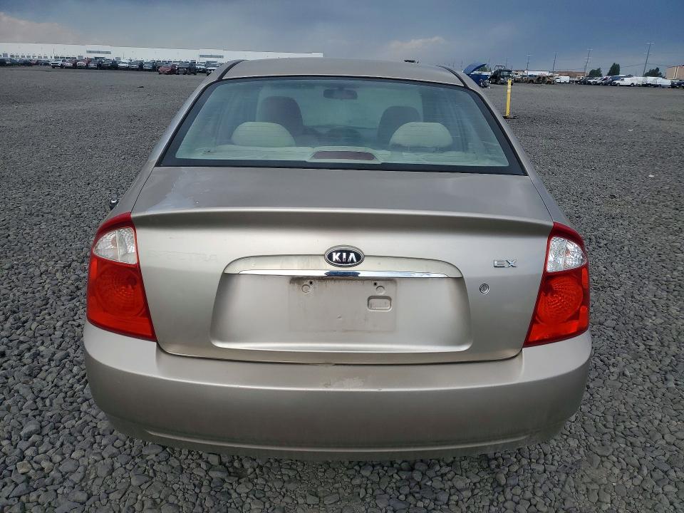 2006 Kia Spectra VIN KNAFE121365359780 COPART salvage auction — FRONT END, Wa - Bill Of Sale, sold $35 on 2026-07-29 (photo 6)
