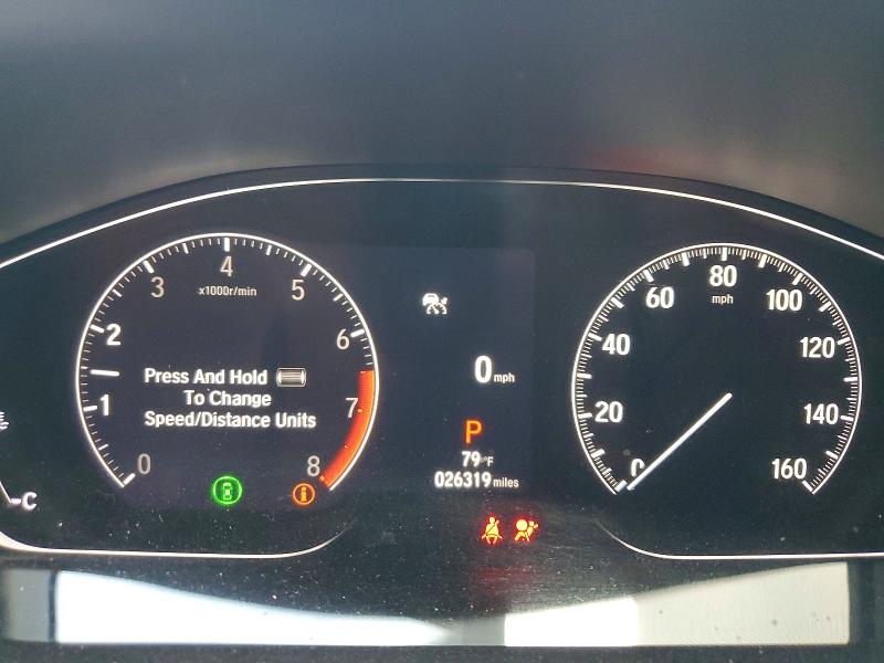 2021 Honda Accord VIN 1HGCV1F37MA124435 COPART salvage auction — SIDE, GA - CERT OF TITLE-SALVAGE, sold $0 on 2026-09-16 (photo 9)