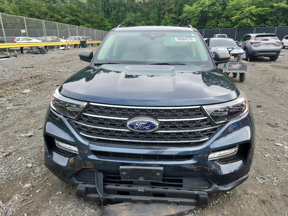 2022 Ford Explorer VIN 1FMSK8DH2NGB67407 COPART salvage auction — FRONT END, Md - Cert Of Salvage < 75% Damage, sold $10,200 on 2026-08-21 (photo 5)