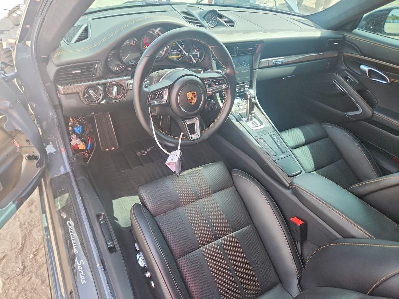 2018 Porsche 911 VIN WP0AD2A94JS156923 COPART salvage auction — FRONT END, FL - CERT OF TITLE SLVG REBUILDABLE, sold $143,000 on 2026-08-11 (photo 8)