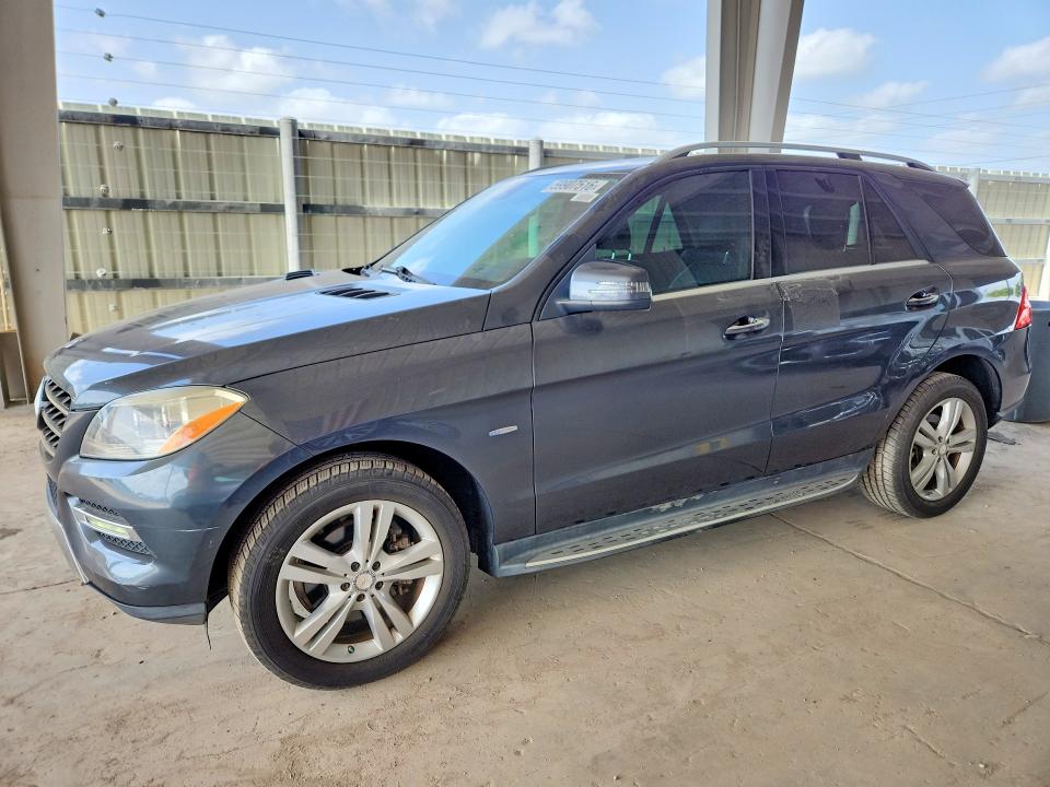2012 Mercedes-benz M-klasse VIN 4JGDA5HB6CA068783 COPART salvage auction — MINOR DENT/SCRATCHES, Fl - Certificate Of Title (P), sold $925 on 2026-07-18 (photo 1)
