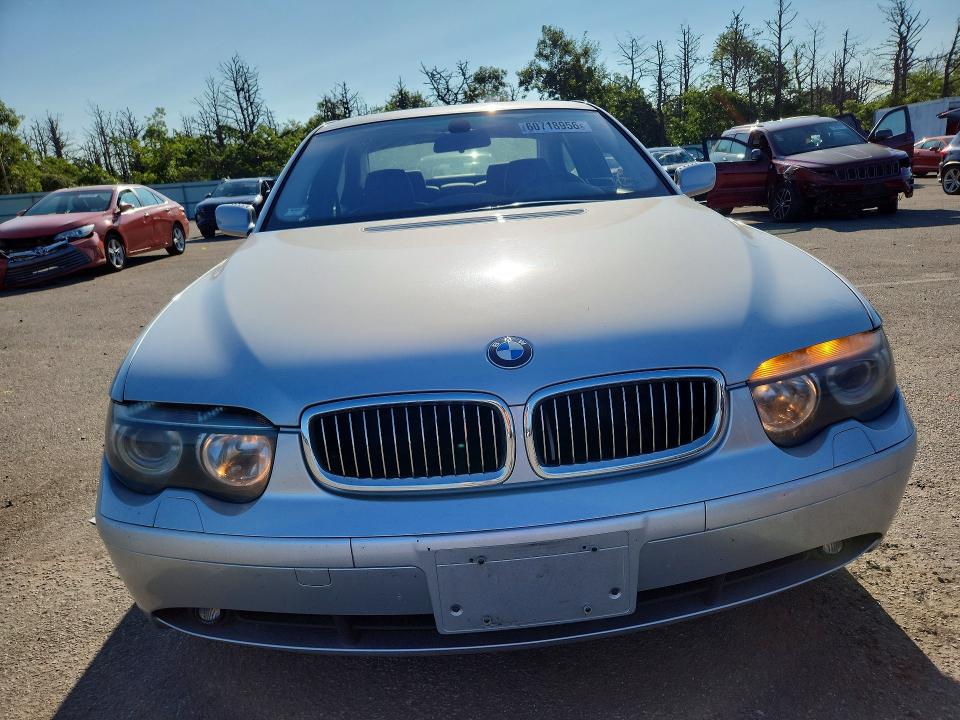 2003 BMW 7 series VIN WBAGL63493DP62115 COPART salvage auction — UNDERCARRIAGE, NY - MV-907A SALVAGE CERTIFICATE, sold $675 on 2026-08-03 (photo 5)