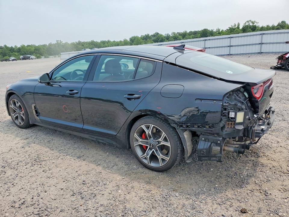 2019 Kia Stinger VIN KNAE45LC7K6063946 COPART salvage auction — REAR END, Va - Cert Of Title - Salvage, sold $8,100 on 2026-08-12 (photo 2)