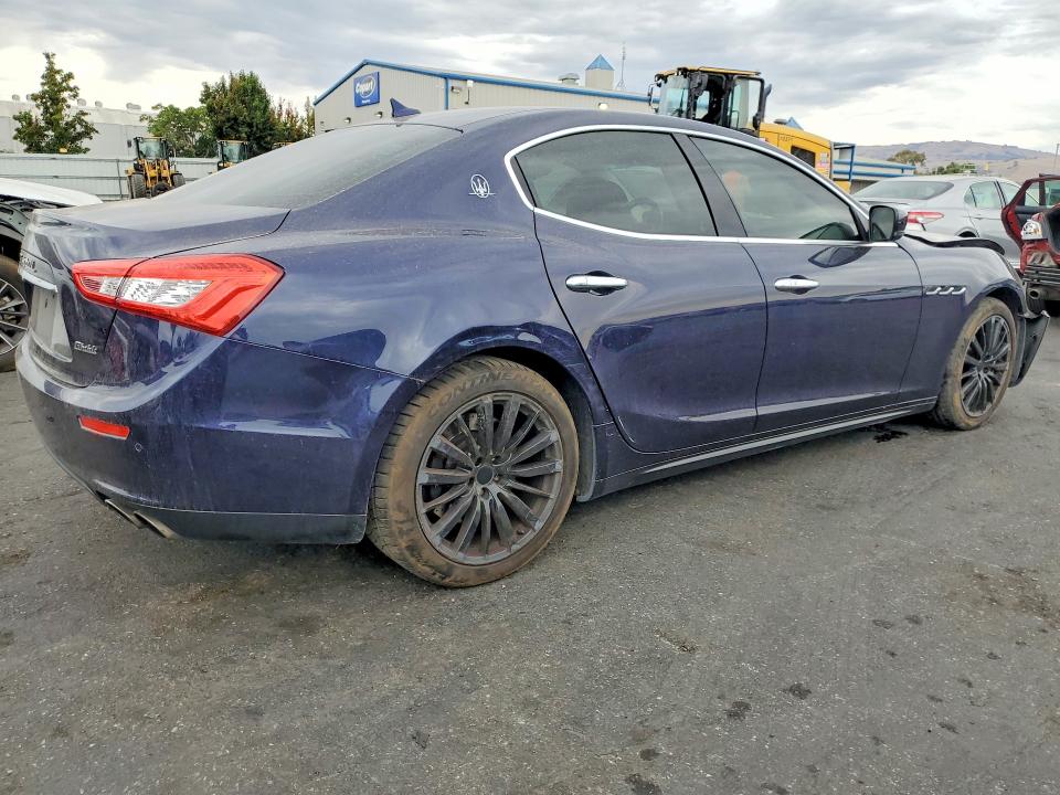 2015 Maserati Ghibli VIN ZAM57RTA3F1133215 COPART salvage auction — FRONT END, Ca - Salvage Certificate, sold $1,750 on 2026-08-04 (photo 3)