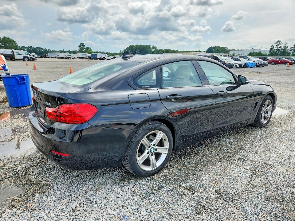 2015 BMW 4er VIN WBA4C9C59FD330965 COPART salvage auction — FRONT END, Nc - Salvage Certificate Of Title, sold $2,000 on 2026-08-17 (photo 3)
