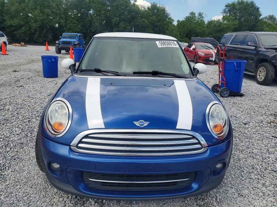 2012 Mini Cooper VIN WMWSU3C58CT259793 COPART salvage auction — REAR END, La - Cert Of Title-Salvage, sold $2,050 on 2026-07-20 (photo 5)