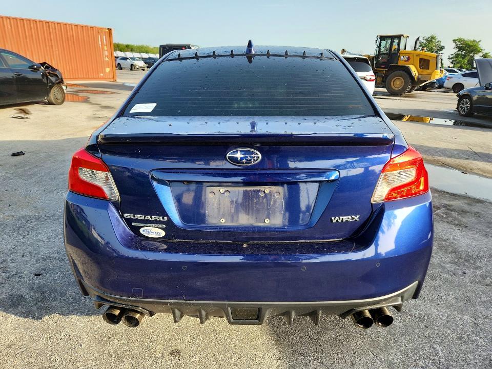 2019 Subaru Wrx VIN JF1VA1P69K8817979 COPART salvage auction — BURN, Fl - Cert Of Title Slvg Rebuildable, sold $375 on 2026-07-28 (photo 6)