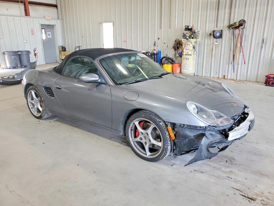 2003 Porsche Boxster VIN WP0CB29893U663155 COPART salvage auction — FRONT END, NY - MV-907A SALVAGE CERTIFICATE, sold $6,100 on 2026-08-24 (photo 4)