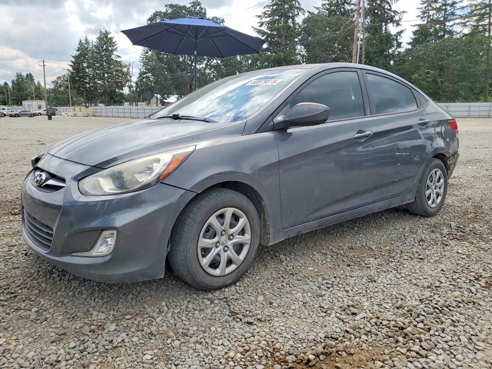 2012 Hyundai Accent VIN KMHCT4AE5CU186875 COPART salvage auction — FRONT END, Wa - Bill Of Sale, sold $100 on 2026-07-17 (photo 1)