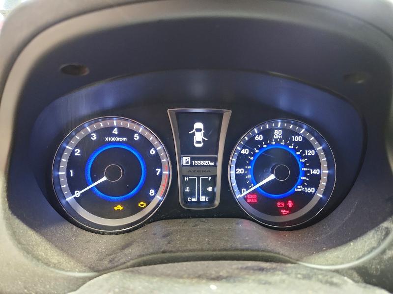 2013 Hyundai Azera VIN KMHFH4JG6DA327651 COPART salvage auction — FRONT END, PA - CERT OF TITLE, sold $375 on 2026-07-31 (photo 9)