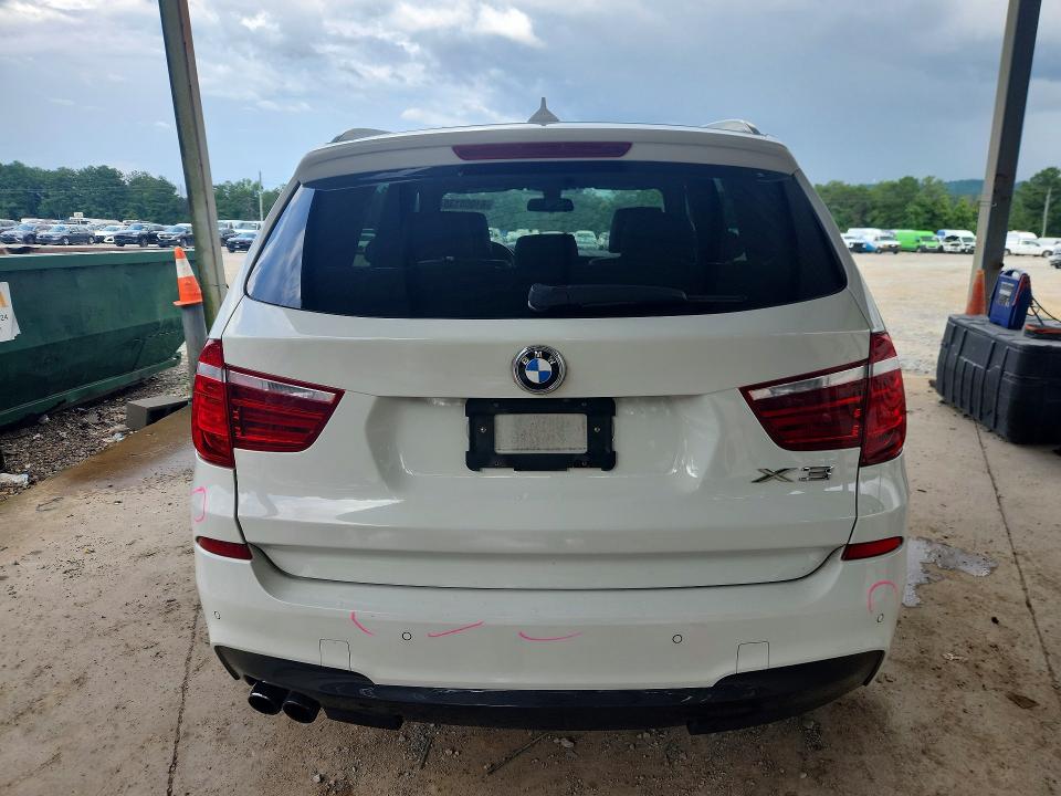2016 BMW X3 VIN 5UXWX9C59G0D82056 COPART salvage auction — FRONT END, Al - Cert Of Title-Salvage Title, sold $2,600 on 2026-07-24 (photo 6)