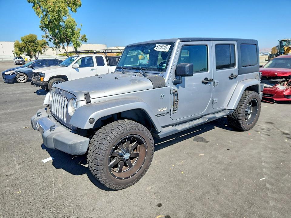 2017 Jeep Wrangler / VIN 1C4HJWEG7HL636479 COPART salvage auction — VANDALISM, Ca - Salvage Certificate, sold $8,300 on 2026-08-31 (photo 1)