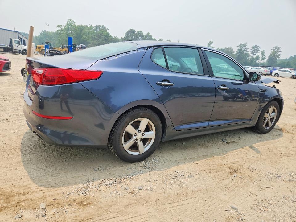 2015 Kia Optima VIN 5XXGM4A71FG424185 COPART salvage auction — FRONT END, Fl - Certificate Of Title, sold $100 on 2026-07-28 (photo 3)