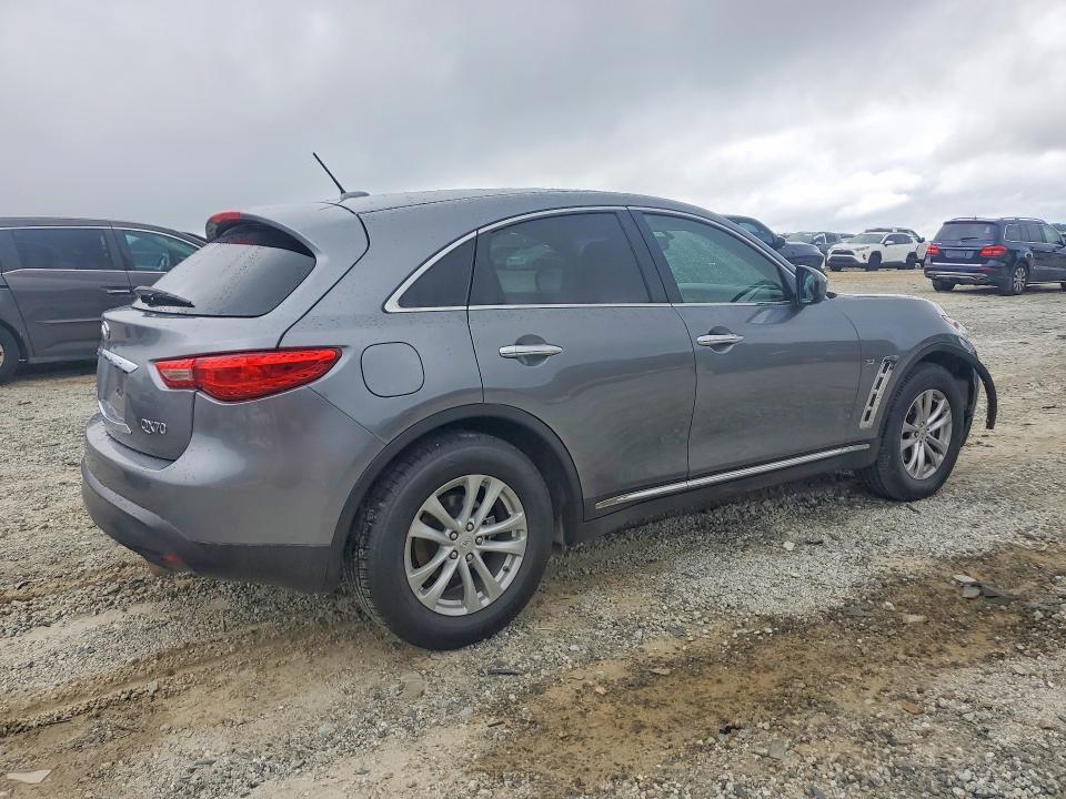2017 Infiniti Qx70 VIN JN8CS1MW2HM414627 COPART salvage auction — FRONT END, GA - CERT OF TITLE-SALVAGE, sold $575 on 2026-09-02 (photo 3)