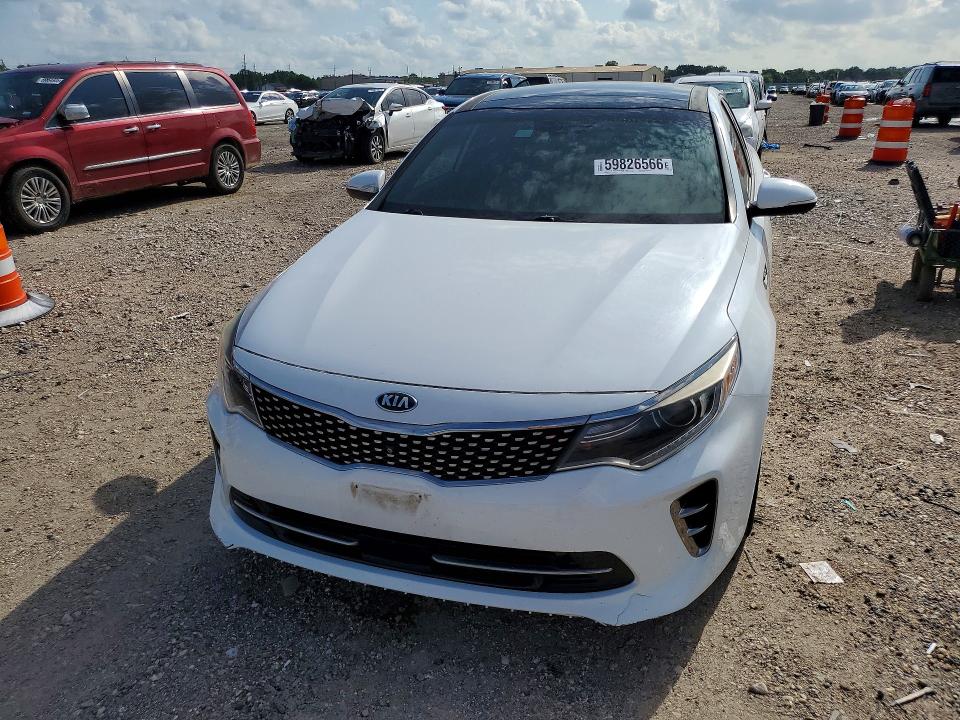 2016 Kia Optima VIN 5XXGV4L27GG113375 COPART salvage auction — SIDE, TX - SALVAGE VEHICLE TITLE (P), sold $2,600 on 2026-07-16 (photo 5)