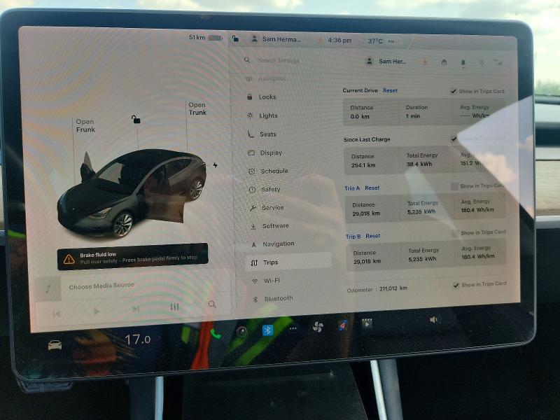 2019 Tesla Model 3 VIN 5YJ3E1EB0KF366074 COPART salvage auction — REAR END, On - Permit No Brand - Unfit, sold $3,000 on 2026-07-28 (photo 9)