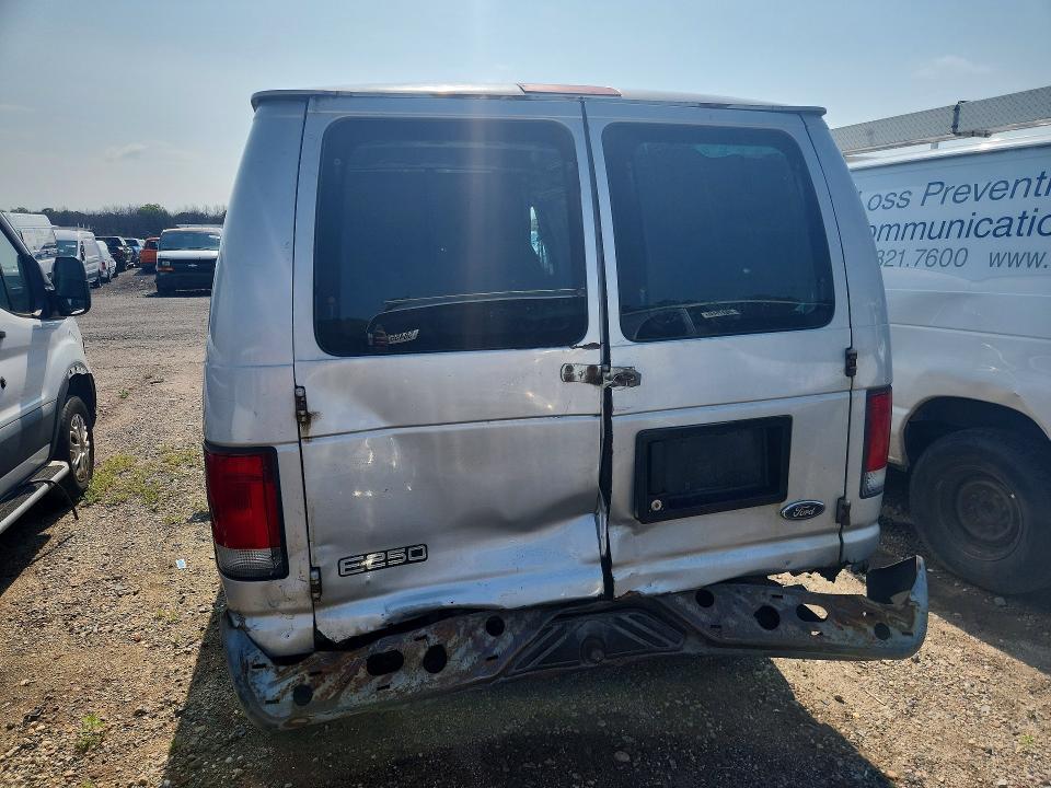 2000 Ford E 250 VIN 1FTNE24L7YHA50561 COPART salvage auction — REAR END, Ny - Mv-907A Salvage Certificate, sold $400 on 2026-07-08 (photo 6)