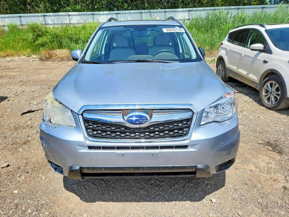 2015 Subaru Forester VIN JF2SJAFCXFH555210 COPART salvage auction — FRONT END, Mi - Certificate Of Title, sold $1,050 on 2026-07-22 (photo 5)