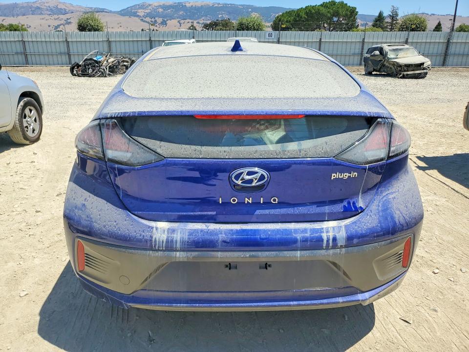2022 Hyundai Ioniq VIN KMHC75LDXNU283281 COPART salvage auction — FRONT END, CA - DIS/DLR/EXP ONLY CLEAN TITLE, sold $60 on 2026-07-30 (photo 6)