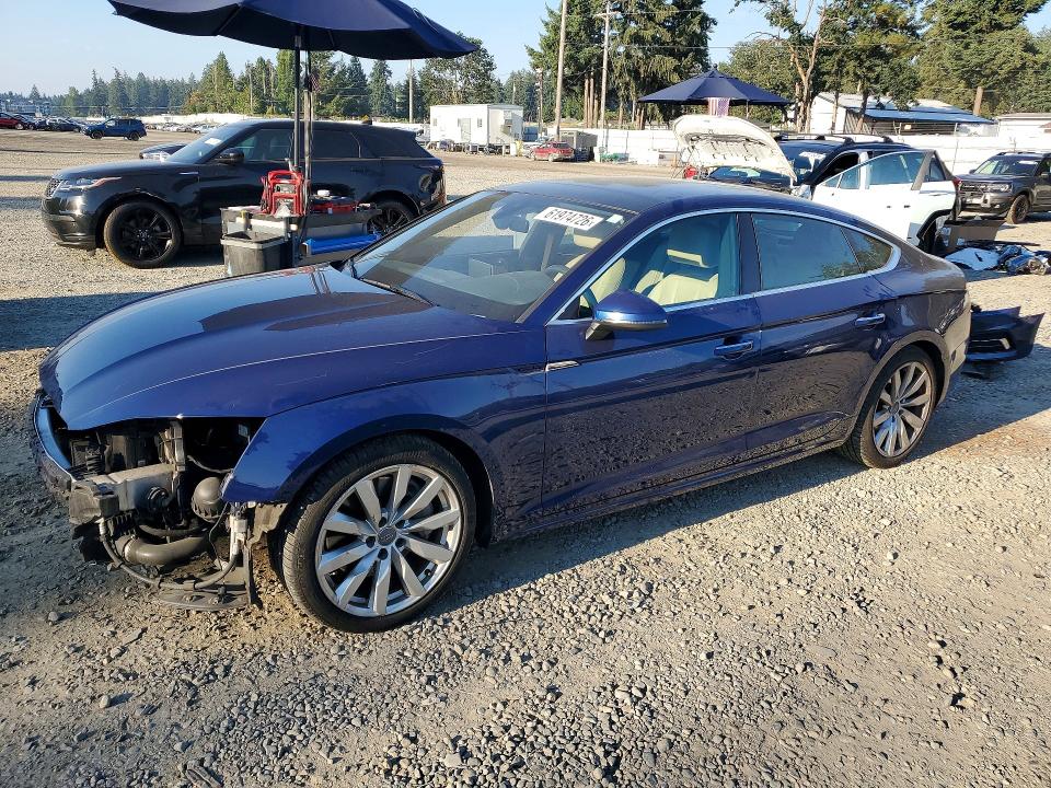 2018 Audi A5 VIN WAUBNCF58JA048420 COPART salvage auction — FRONT END, Wa - Bill Of Sale, sold $3,050 on 2026-07-31 (photo 1)