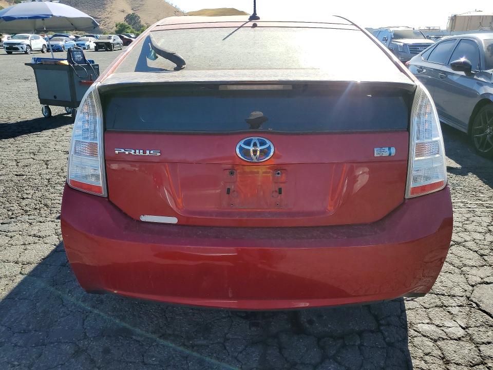 2010 Toyota Prius VIN JTDKN3DU7A0157423 COPART salvage auction — MINOR DENT/SCRATCHES, MA - DIS/DLR/EXP ONLY CLEAN TITLE, sold $625 on 2026-07-20 (photo 6)