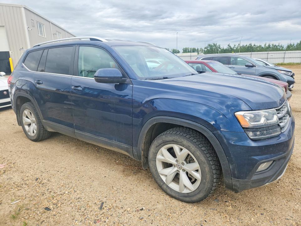 2018 Volkswagen Atlas VIN 1V2LR2CAXJC590175 COPART salvage auction — SIDE, Ab - Oop - Active, sold $2,350 on 2026-07-09 (photo 4)