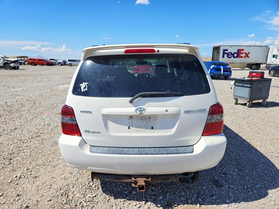 2004 Toyota Highlander VIN JTEEP21A240034771 COPART salvage auction — FRONT END, UT - CERTIFICATE OF TITLE, sold $825 on 2026-07-10 (photo 6)