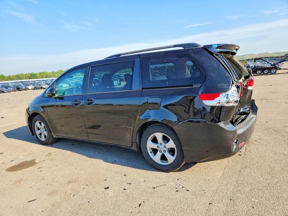 2012 Toyota Sienna VIN 5TDKK3DC0CS245665 COPART salvage auction — REAR END, Ny - Mv-907A Salvage Certificate, sold $3,500 on 2026-07-27 (photo 2)