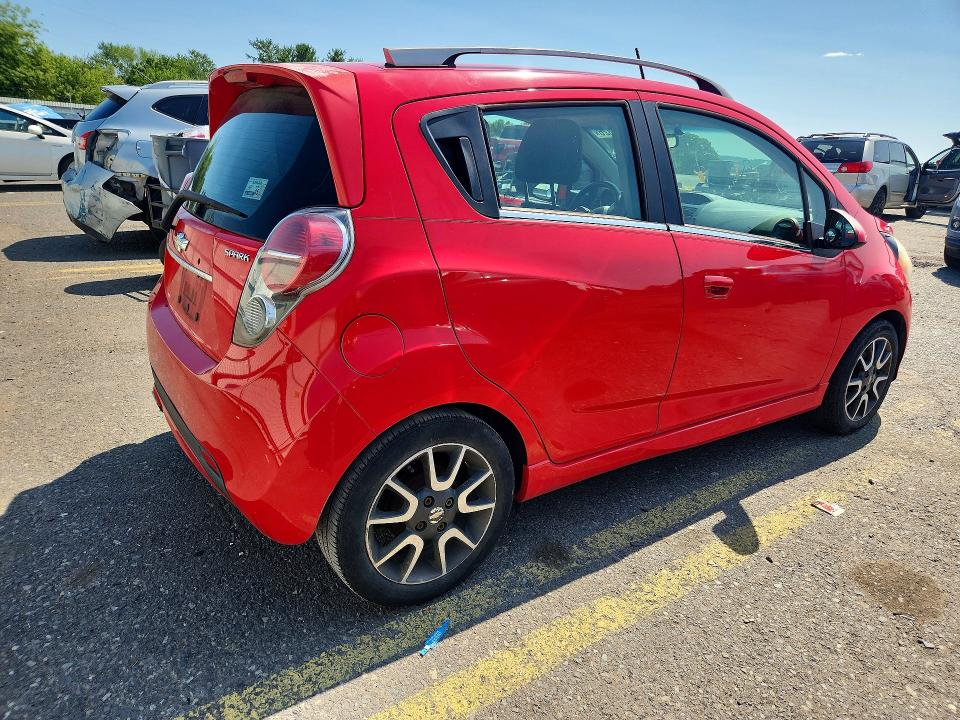 2013 Chevrolet Spark VIN KL8CF6S95DC516720 COPART salvage auction — MECHANICAL, Pa - Certificate Of Salvage, sold $425 on 2026-07-31 (photo 3)