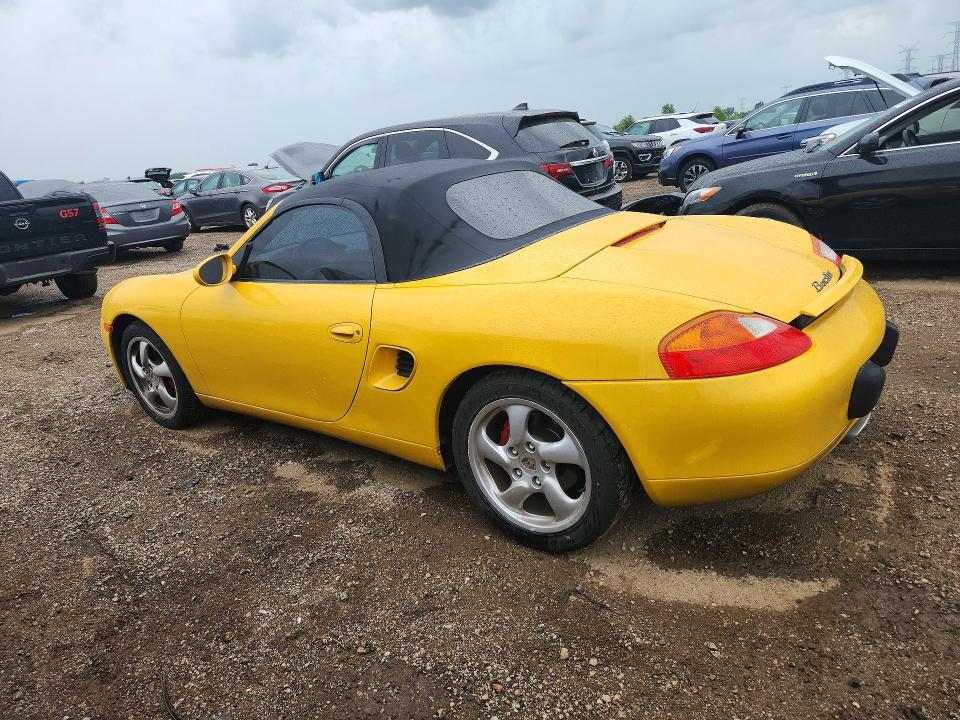 2000 Porsche Boxster VIN WP0CA2981YS620502 COPART salvage auction — MECHANICAL, Wi - Certificate Of Title, sold $1,950 on 2026-08-06 (photo 2)