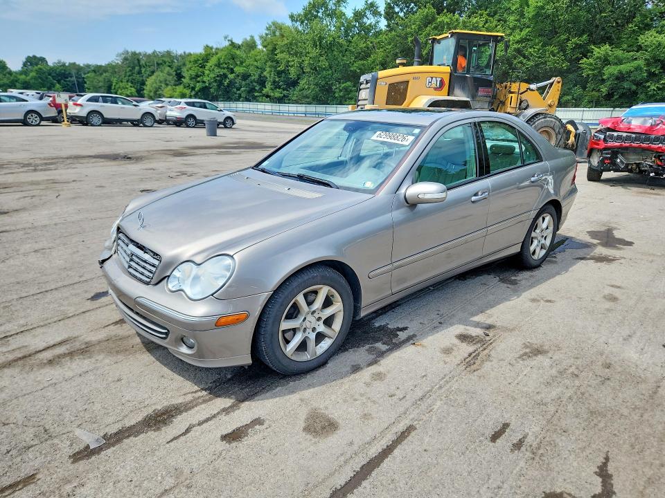 2007 Mercedes-benz C-klasse VIN WDBRF92H17F928564 COPART salvage auction — FRONT END, Pa - Cert Of Title, sold $1,728 on 2026-08-06 (photo 1)